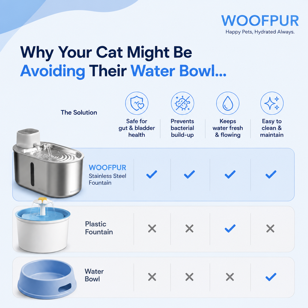 Woofpur Flow — Pet Water Fountain