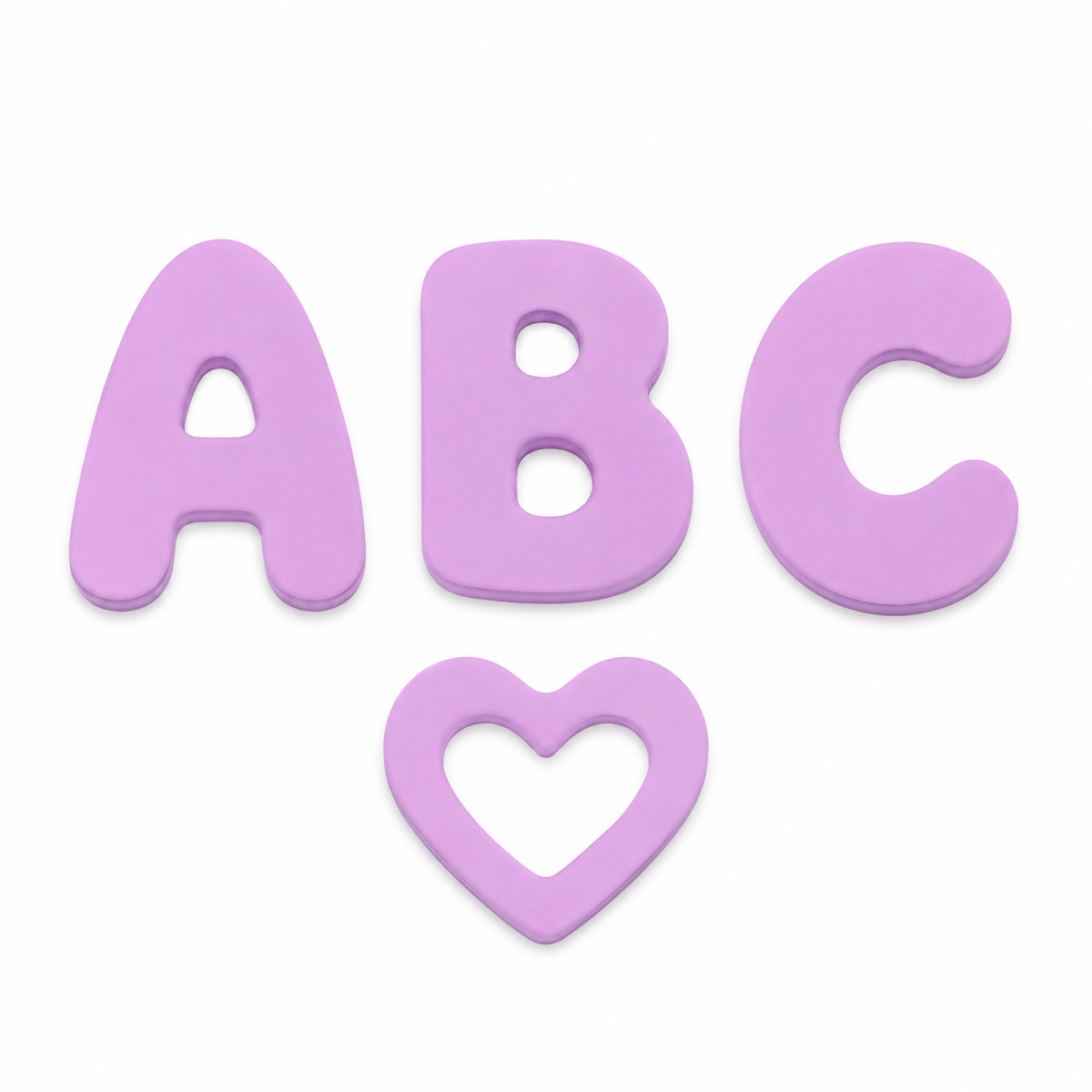 Custom Silicone Charms — Letters & Symbols